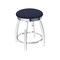 Holland Bar Stool Co 18" Swivel Vanity Stool, Chrome Finish, Graph Anchor Seat 80218CH014 - alternate 1